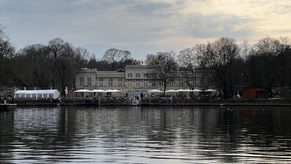 Hausboote, Wohninseln, Ufer, Stralau, Treptower Park, Wasser